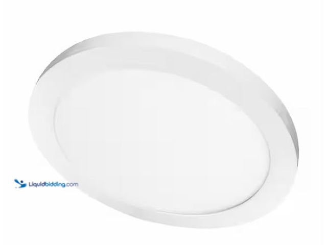 Lot 49-5573080 - Commercial Electric
11 in. 12.5-Watt Dimmable White Integrated LED 875 Lumens Round Flat Panel Flus...