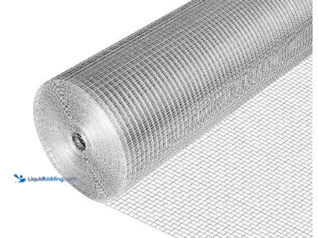 Lot 49-3464234 - 48in x 100ft Hardware Cloth 1/4 inch 23Ga Hot Dipped Galvanized After Welding, Chicken Coop Wire Fen...