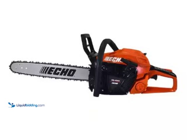 Lot 49-2025493 - ECHO 50.1 cc 2-Stroke Gas Rear Handle Chainsaw, Model # CS-4920, MSRP $409, Slightly used, Missing a...