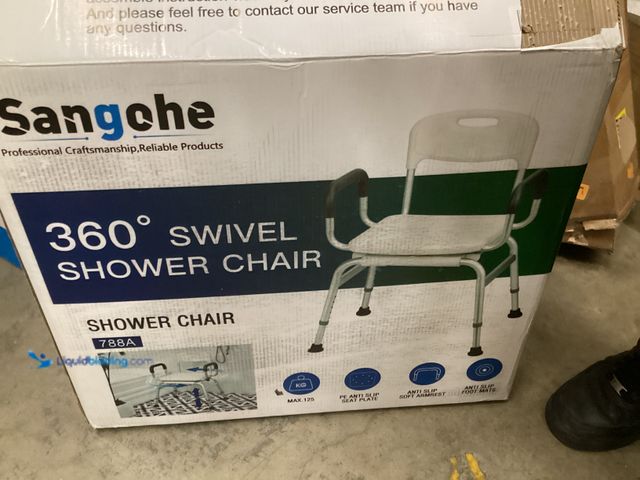 Lot 49-3566942 - Sangohe 360 Degree Swivel Shower Chair, Factory Sealed