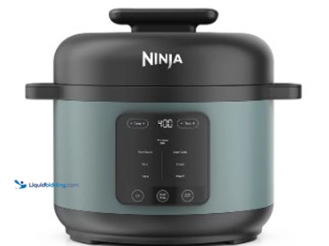 Lot 49-2022965 - Ninja Hyper Heat 8-in-1 Electric Pressure Cooker with SimpliServe Pot — 6.5 Qt, Cooks Up to 2X Faste...