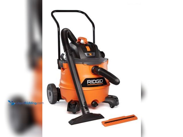 Lot 49-5447664 - RIDGID 16 Gal. 6.5 Peak HP NXT Shop Vacuum Wet Dry Vac with Cart. [Model # HD1800] Used. Tested/work...