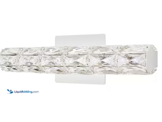 Lot 49-1568580 - Home Decorators Collection Keighley 18 in. Integrated LED Chrome Bathroom Vanity Light Fixture with ...