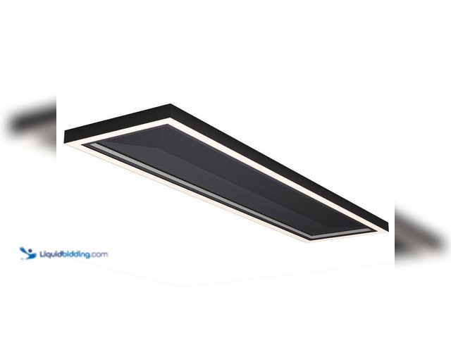 Lot 49-5435451 - Commercial Electric
48 in. x 10 in. Low Profile Flat Panel Black Dimmable 5CCT Selectable LED with ...