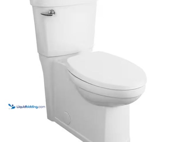 Lot 49-1568640 - American Standard Cadet 3 Decor Tall Height 2-Piece 1.28 GPF Single Flush Elongated Toilet with Seat...