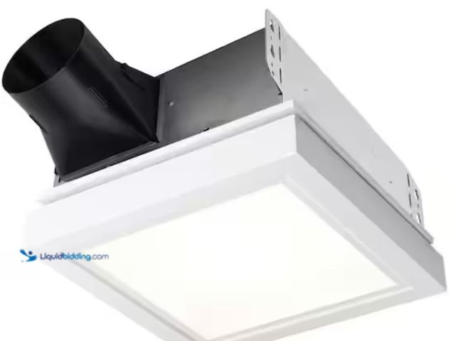 Lot 49-2006499 - Broan-NuTone Roomside Series, Decorative, White Trim, 110 CFM, Roomside Ceiling Bathroom Exhaust Fan...