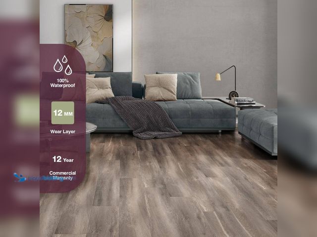 Lot 49-5464129 - Home Decorators Collection
Brookstone Oak 12 mm T x 8 in. W Waterproof Laminate Wood Flooring(15.94...