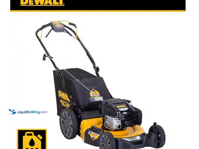 Lot 49-5545393 - DEWALT
21 in. 163cc Briggs and Stratton 725Exi Engine Rear Wheel Drive 3-in-1 Gas Self Propelled Wa...
