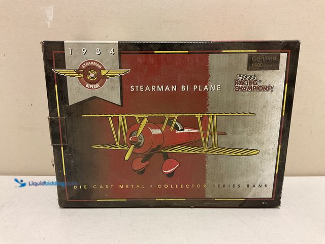 Lot 49-3709150 - Other WOW AN AMAZING BRAND NEW 1934 STEARMAN BI PLANE RACING CHAMPIONS DIE-CAST METAL COLLECTOR SERI...