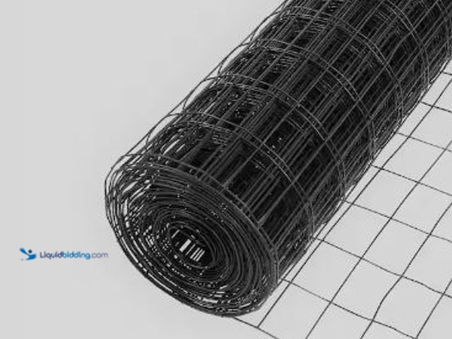 Lot 49-1625418 - Everbilt 3 ft. x 50 ft. Galvanized Steel Black PVC Coated Welded Wire, Model # 308381EB, Unused.  Re...