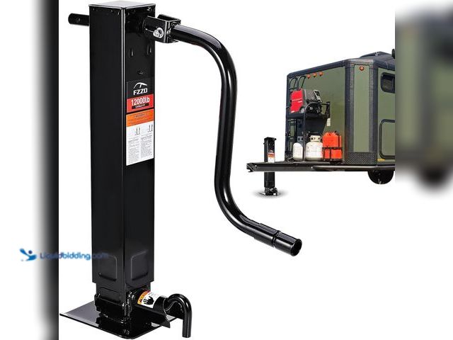 Lot 49-5484482 - 12000lbs Heavy Duty Trailer Jack,Square Direct Weld,26" Vertical Travel,Adjustable Drop Leg,for Lift...