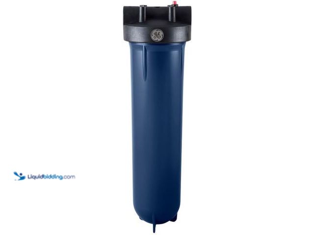 Lot 49-1535357 - GE Heavy Duty Whole House Water Filtration System, Reduces Sediment, Rust & More, Install Kit & Acce...