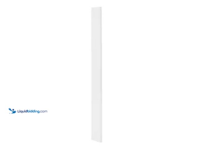 Lot 49-1569328 - Hampton Bay Avondale/Leyton 3 in. W x 36 in. H Cabinet Filler in Alpine White, Model # F336, Unused....