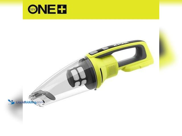Lot 49-3563927 - RYOBI ONE+ 18V Cordless Performance Handheld Vacuum (Tool only). Model # PCL704B. Unused