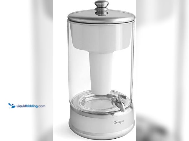 Lot 49-5553609 - Culligan with ZeroWater Technology 40-Cup Glass Water Filter Dispenser – Includes 5-Stage Advanced W...