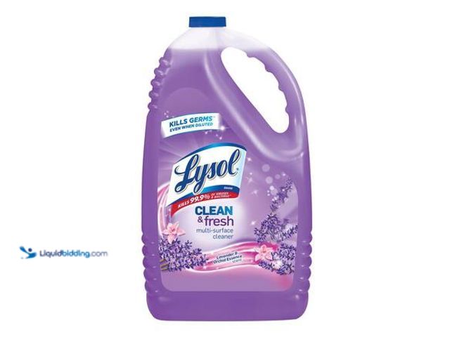 Lot 49-5546837 - qty 3 - Lysol Multi-Surface Cleaner, Sanitizing & Disinfecting, to Clean & Deodorize, Lavender & Orc...