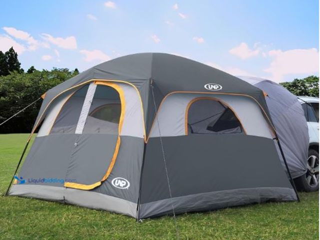 Lot 49-3473753 - UNP SUV Tent for Camping, SUV Tailgate Tent - Easy Set Up with Rainfly, Model # B0CJ8Y6RTP, Used.  R...