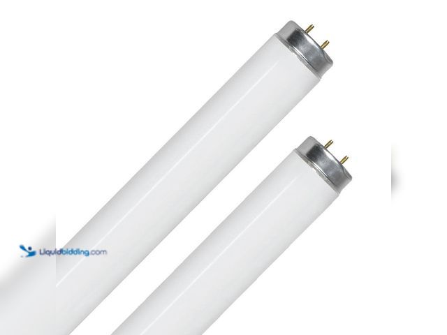 Lot 49-3512568 - Feit Electric
20-Watt 2 ft. T12 G13 Linear Fluorescent Tube Light Bulb, Cool White 4100K (2-Pack) 3...