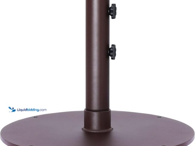 Lot 49-5408148 - MASTERCANOPY Umbrella Stand Outdoor Base Weight,Steel Plate Stand 33.5lb for Patio Umbrella. [ASIN: ...