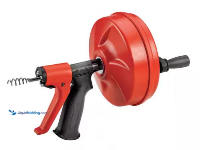 Lot 49-2001605 - RIDGID Power Spin+ 1/4 in. x 25 ft. Hybrid Drain Cleaning Snake Auger (Manual or Cordless Drill Oper...