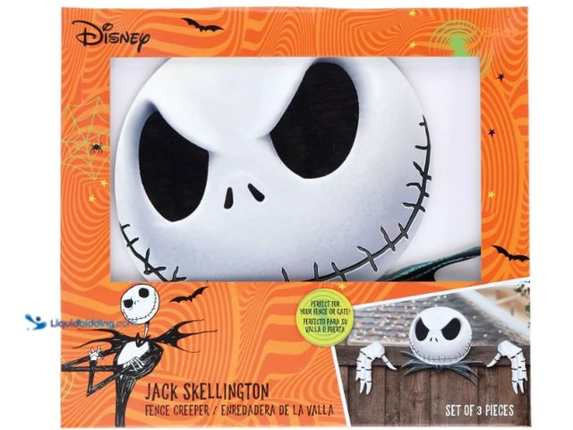 Lot 49-5437892 - Gemmy Disney The Nightmare Before Christmas Jack Skellington Fence Creeper.  [Model: 228291] Unused