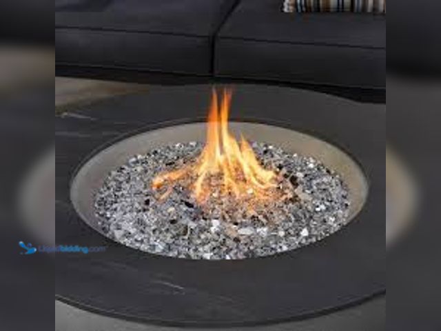 Lot 49-5485790 - QTY 2 - Hampton Bay 1/4 in. 10 lbs. Silver Reflective Tempered Fire Glass. Model # FG1003. Unused.