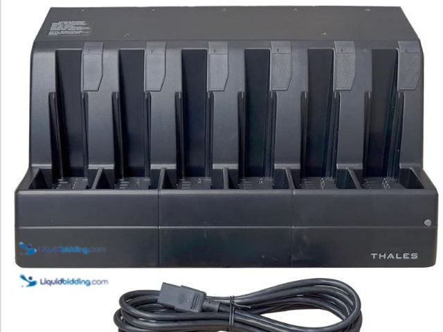 Lot 49-1816855 - 1 New Thales 6 Bay Battery Charger for PRC-148 Radios | Part Number 1600689-1 | Software Version 1.0...