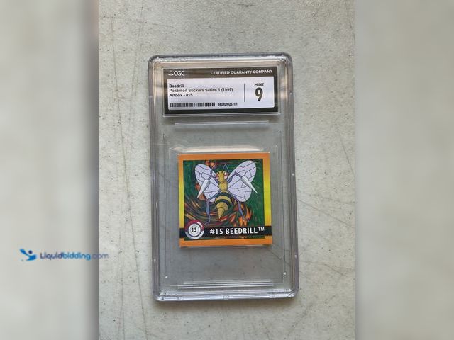 Lot 49-5451656 - Other WOW GRADED CARD! POKEMON STICKER SERIES 1 1999 ART BOX BEEDRILL #15 CGC GRADED 9 MINT