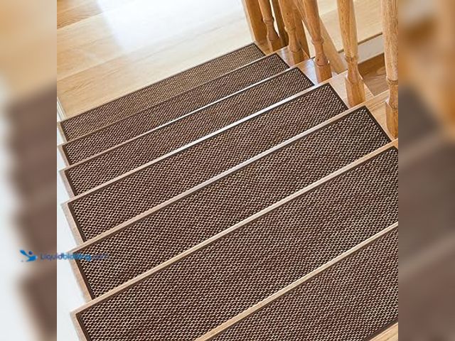 Lot 49-3528741 - Stair Treads Non Slip for Wooden Steps Indoor 9" x 36" 15 Pack Extra Wide Stairs Tread Carpet Runner...
