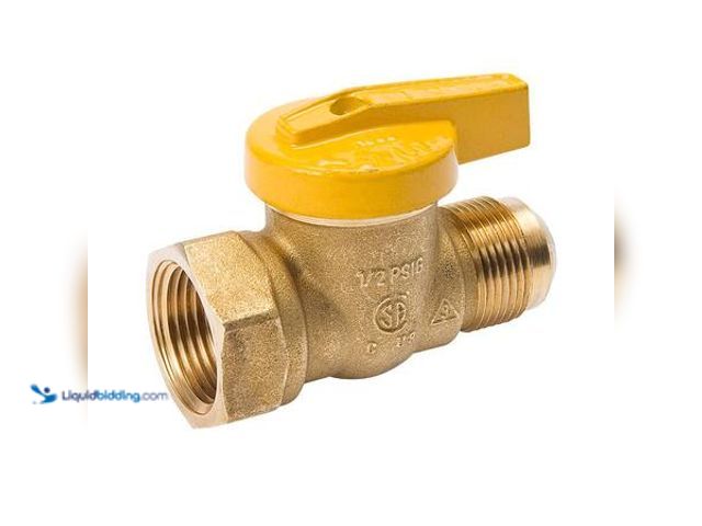 Lot 49-5554258 - Qty: 2 Proline 1/2 in. Brass SWT Full Port Ball Valve (5-Pack) Model#107853J5 New