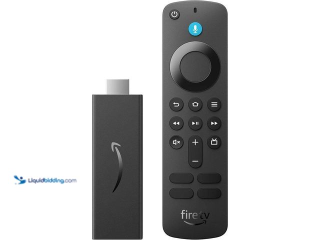 Lot 49-3514465 - Amazon Fire TV Stick HD, free and live TV, Alexa Voice Remote, Smart Home Controls, HD streaming - B...