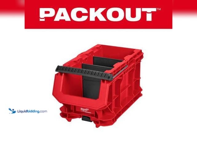 Lot 49-5572273 - Milwaukee PACKOUT Compact Crate. Model # 48-22-8437. unused