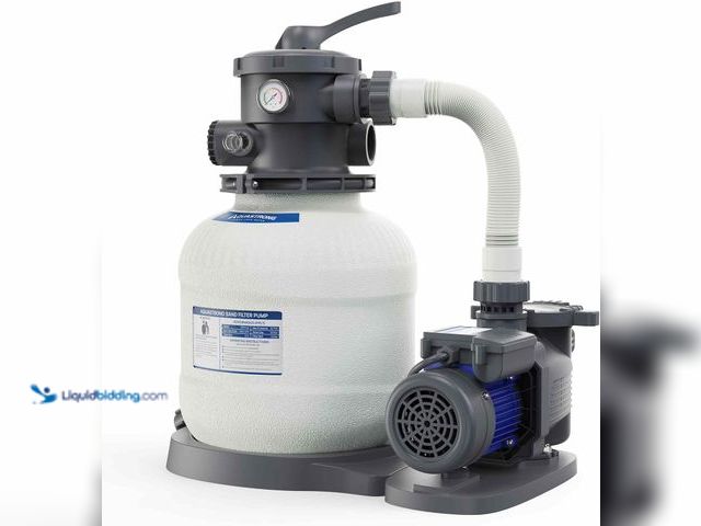Lot 49-5410291 - AQUASTRONG Sand Filter Pump for Above Ground Pool, 1/2 HP Pool Pump Above Ground 2500 GPH for Pools ...