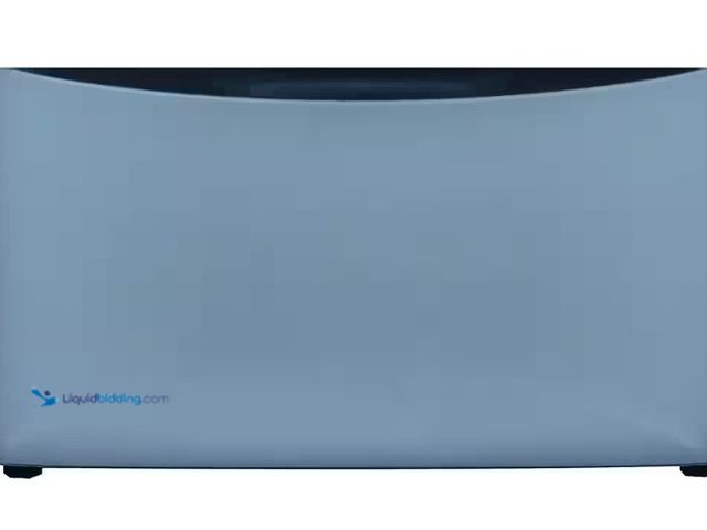 Lot 49-1515937 - Electrolux 27 in. Laundry Pedestal with Storage Drawer in Glacier Blue, Model # ELPWD27AG, Unused, S...