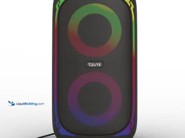 Lot 49-2006562 - Tzumi Super Bass Jobsite Speaker, Model # 9525HD, Unused, No charger, Has attachments, Powers on.  R...