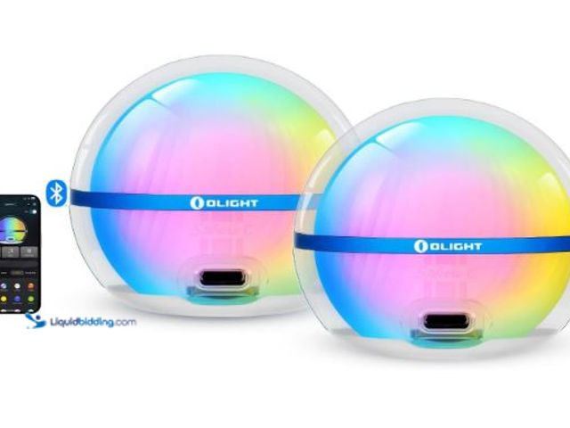 Lot 49-1517245 - (lot of 2) OLIGHT Sphere C 2-Pack Smart Night Light, USB-C Rechargeable, 75 Lumens Stepless Dimming,...