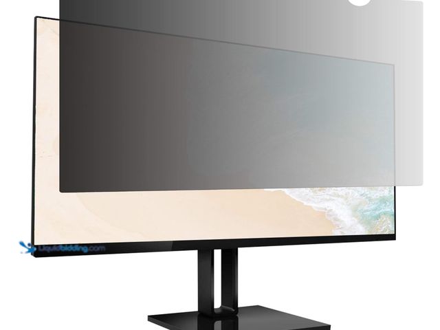 Lot 49-1555707 - Amazon Basics Privacy Screen Filter -22 Inch 16:9 Widescreen Monitor, Anti-Spy, High Clarity, UV Pro...