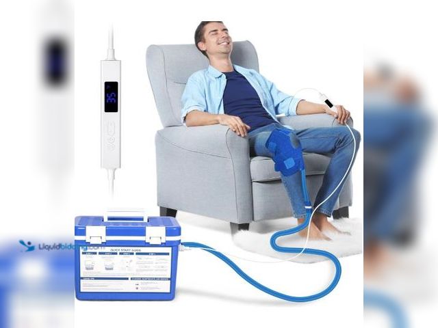 Lot 49-5436641 - Cold Therapy Machine, Ice Machine System for Knee After Surgery, Cryotherapy Machine with Digital Ti...