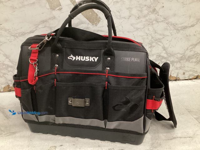Lot 49-5561037 - Husky Strike Plate Tool Bag, (Red/Black) Unused