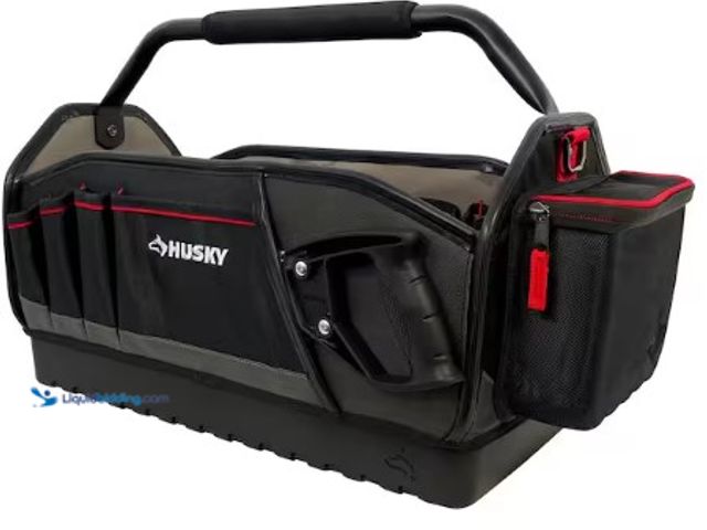 Lot 49-3615889 - Husky Heavy-Duty 20 in. PRO All-Trade Tool Tote, Model # H-2220, Unused.   Ref#BIN0716
