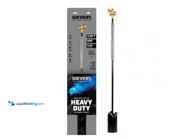 Lot 49-1546383 - SIEVERT Heavy-Duty Outdoor Propane Gas Torch (Fuel Not Included), Model # 636000, Unused.  Ref#SB102...