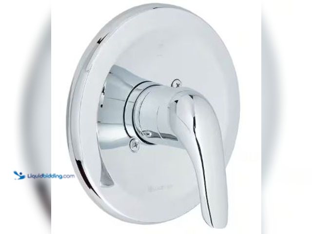 Lot 49-5436748 - Glacier Bay 1-Handle Valve Trim Kit in Chrome (Valve Not Included). Model # 864790. Unused.