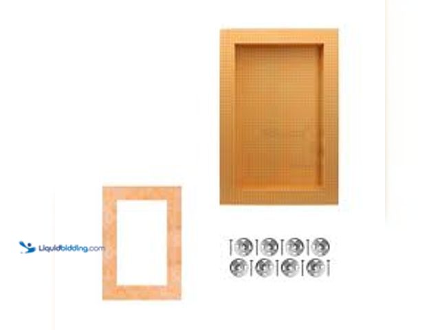 Lot 49-5448867 - Schluter Kerdi-Board-SN Shower Niche with Frame 12 in. W x 20 in. L x 0.5 in. T Underlayment for Til...