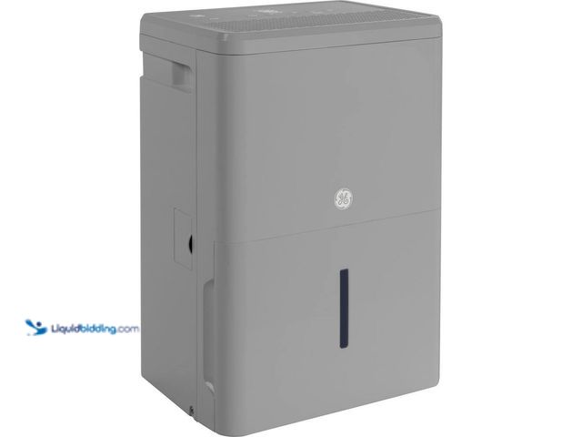 Lot 49-5547915 - GE
50-Pint Dehumidifier for Basement, Garage or Wet Rooms up to 4500 sq. ft. in Grey, Smart Dry, EN...