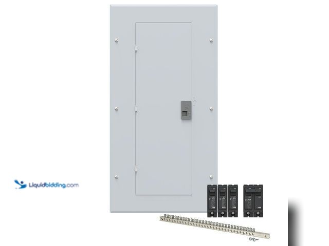 Lot 49-5453517 - ABB 200 Amp 30-Space 60-Circuit Indoor Main Lug Plug-On Neutral Load Center Value Pack (Model: PAL30...