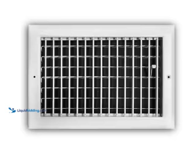 Lot 49-3614476 - Lot of (2) Everbilt 12 in. x 8 in. 1-Way Steel Adjustable Wall/Ceiling Register in White, Model # E2...