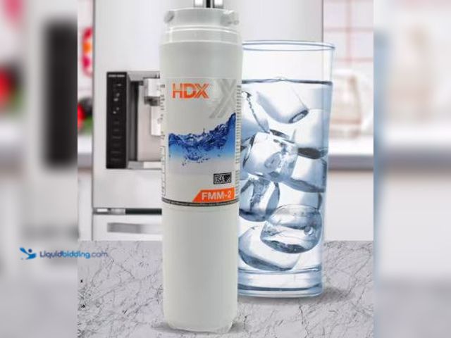 Lot 49-1518130 - Lot of 2 HDX FMM-2 Premium Refrigerator Water Filter Replacement Fits Whirlpool Filter 4 (2-Pack) Mo...