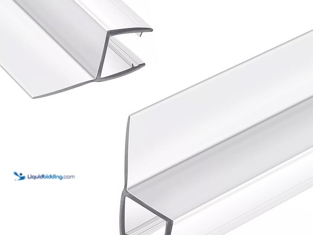 Lot 49-3532471 - 2 Pack Shower Door Side Seal Strip, 1/4" X 78" Frameless Shower Door Seal Suitable for 1/4 Inch (6mm...