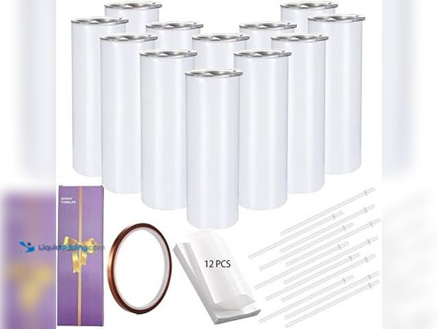 Lot 49-5433837 - 12pk Of Skinny Tumblers. Item is Unused