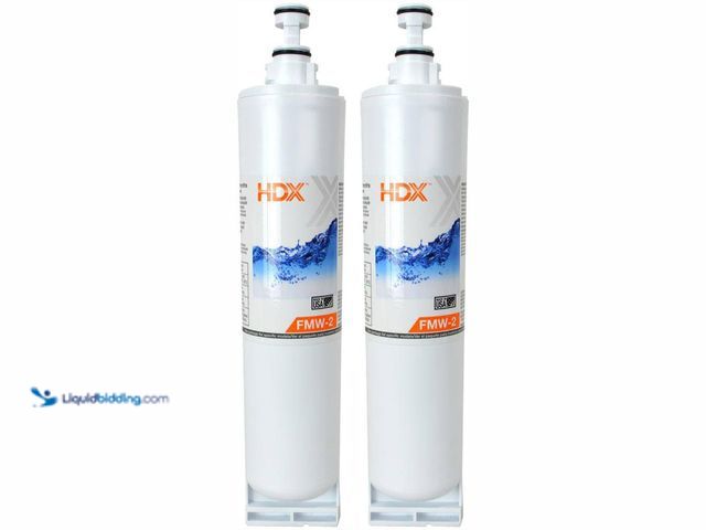 Lot 49-5414972 - hdx FMW-2 Premium Refrigerator Water Filter Replacement Fits Whirlpool Filter 5 (2-Pack) Model # 107...